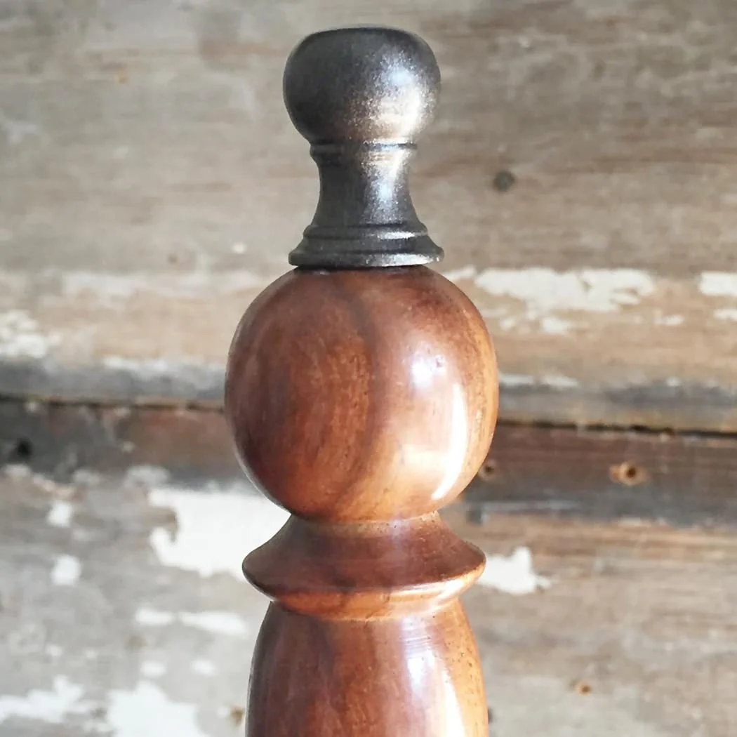 9 Inch Engravable Dark Bronze Finish Brass Hand Bell - Image 5