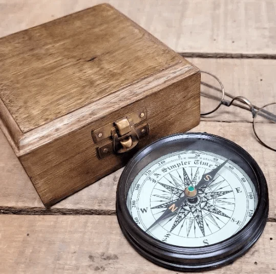 Inspirational Engraved Moral Compass - Image 3