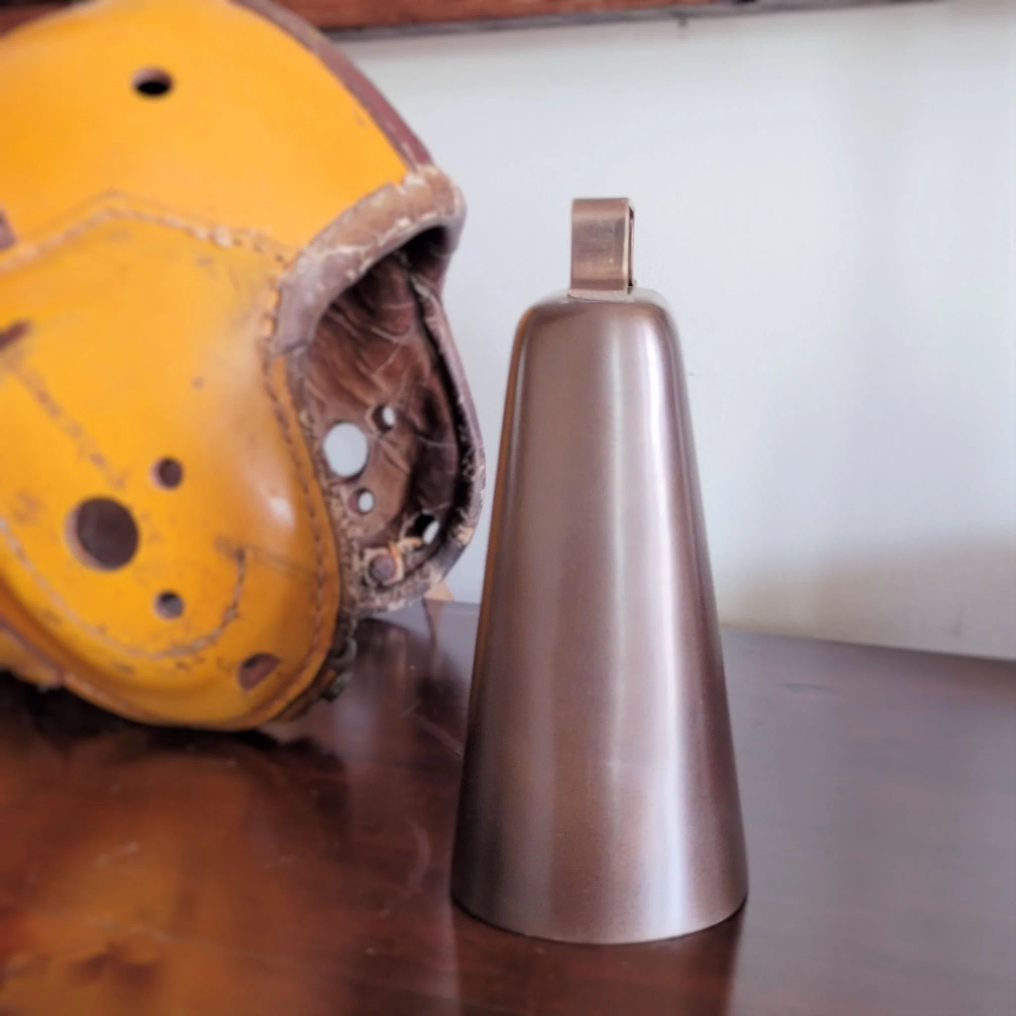 Large Engravable Antiqued Brass Cowbell - Image 4