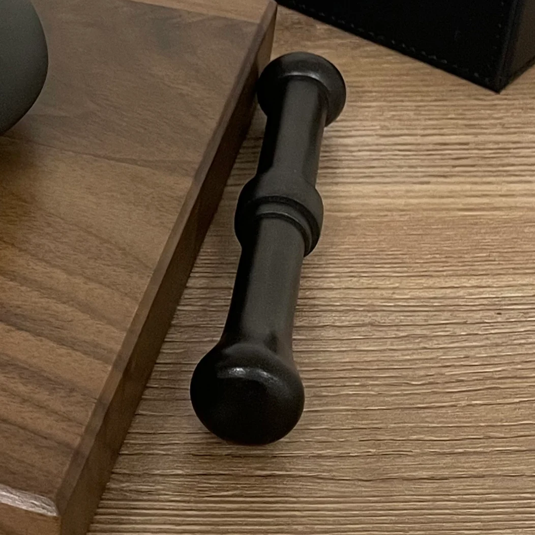 Medium Deluxe Dark Bronze Stock Market Bell with Metal Striker - Image 3