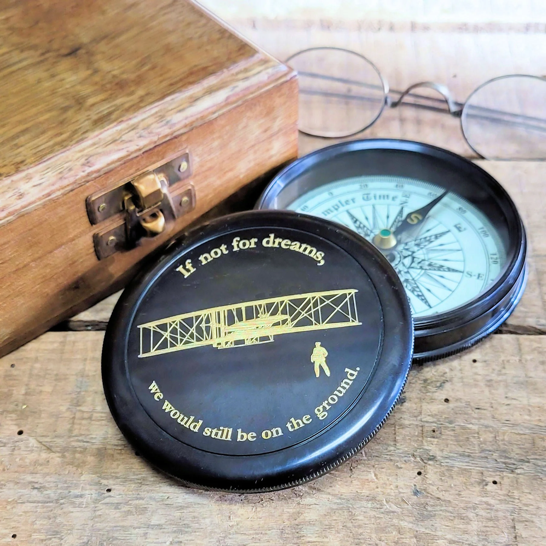 Personalized Wright Brothers Compass - Image 4